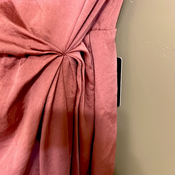 NWT Express Strapless Asymmetrical Hem Dress with knotted waist in size SMALL ! - Picture 7 of 9